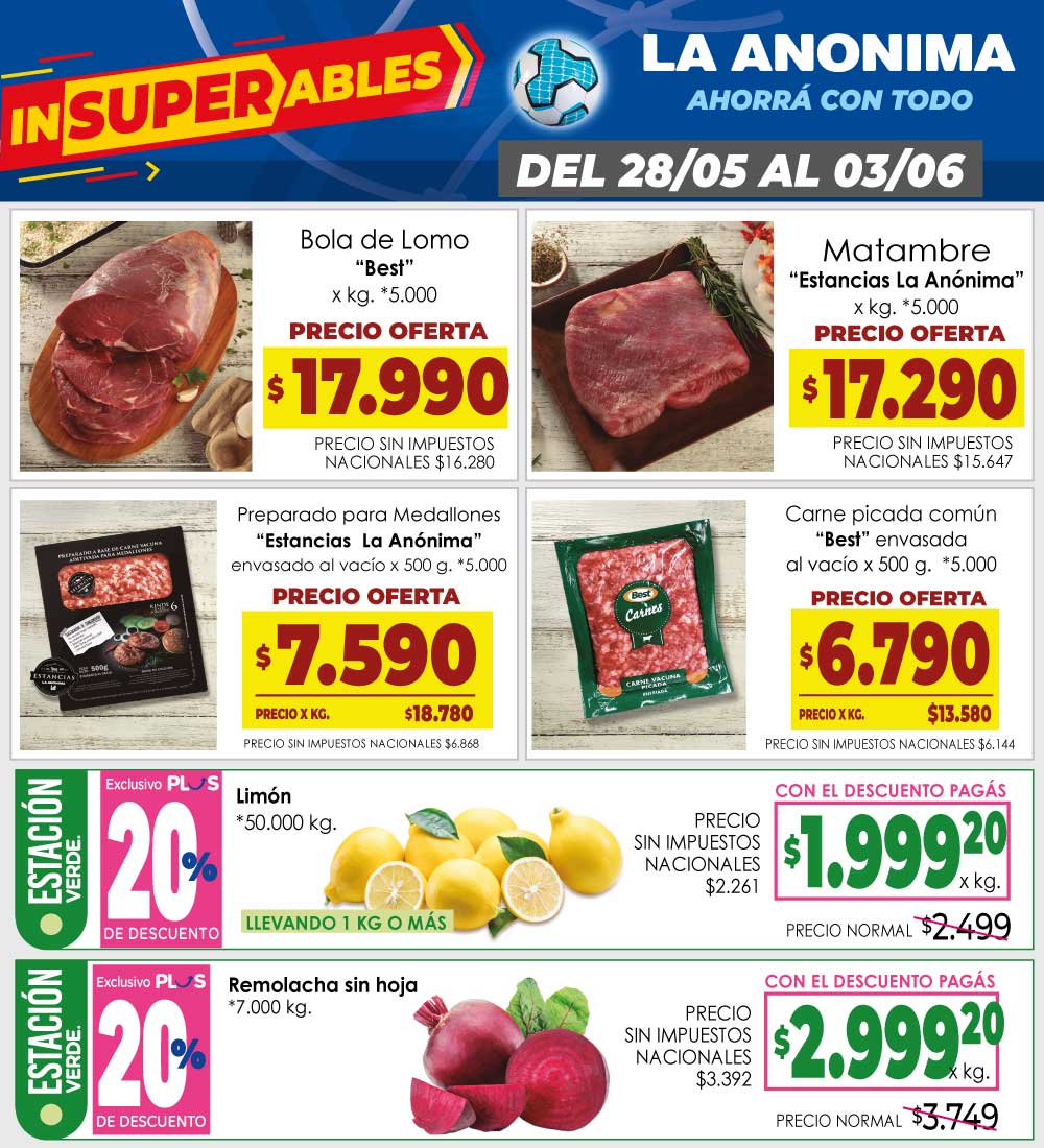La Anonina 28-05 AL 03-06.